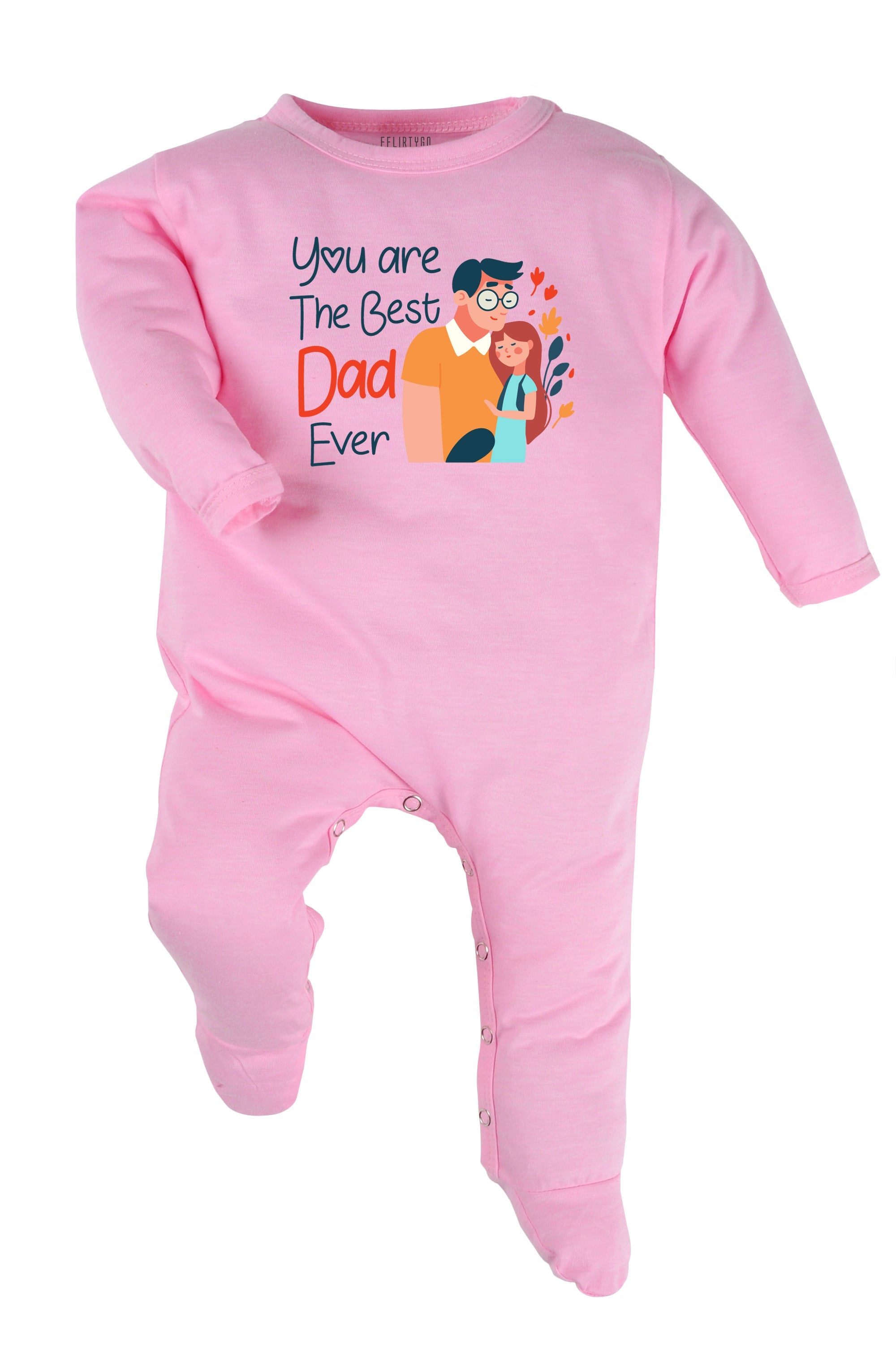 You Are the Best Dad Ever (Girl) Baby Romper | Onesies