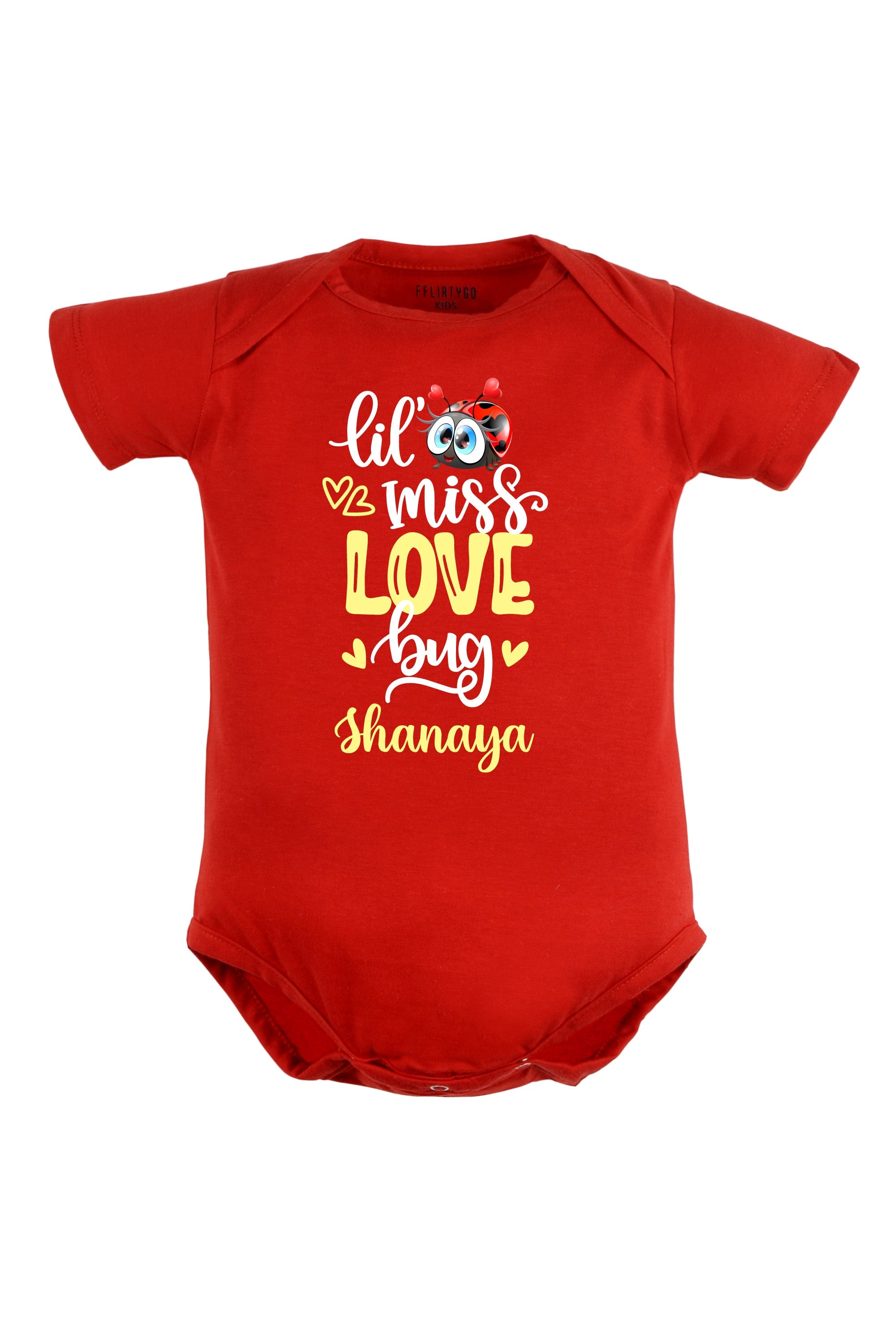 Lil Miss Love Bug Baby Romper | Onesies w/ Custom Name