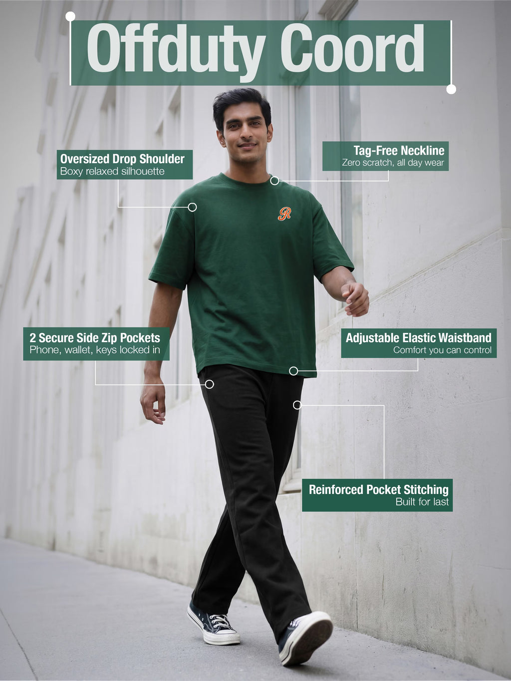 Ready Cotton Men's 240 GSM AirEase Co-ord