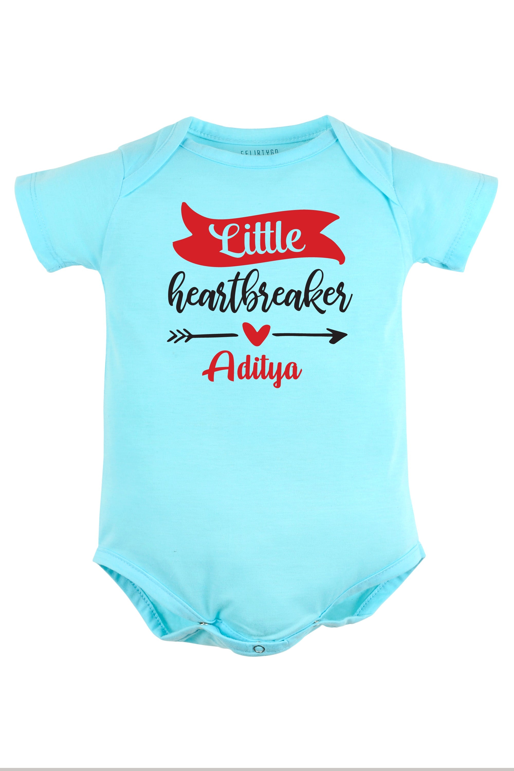Little Heart Breaker Baby Romper | Onesies w/ Custom Name