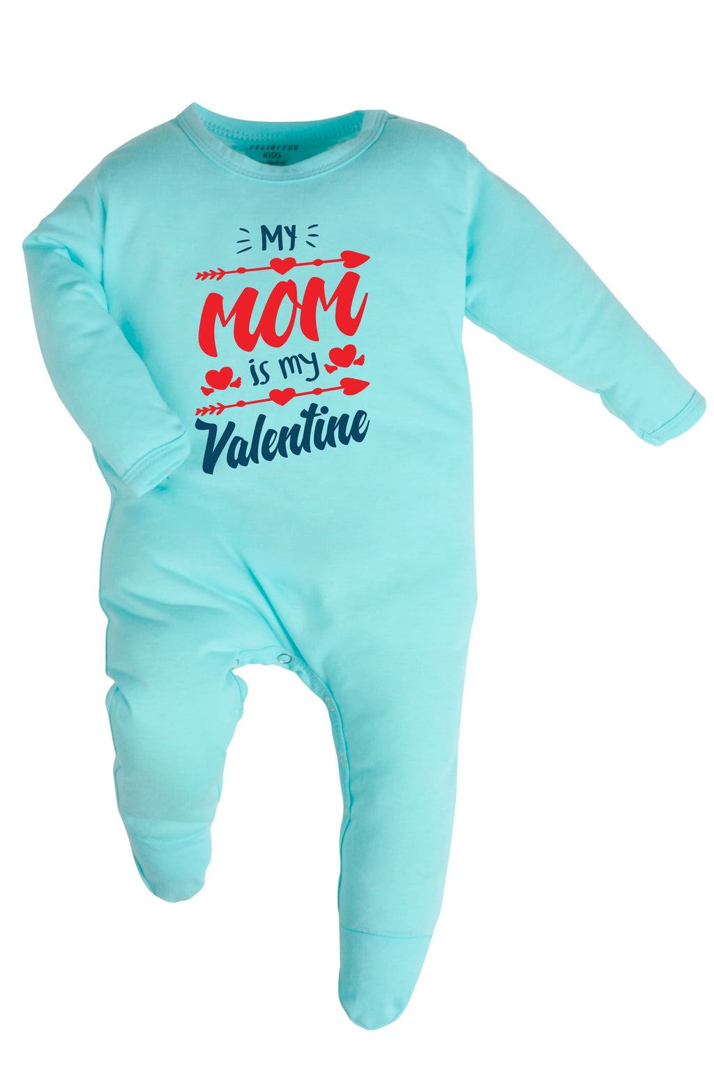 My Mom Is My Valentine Baby Romper | Onesies