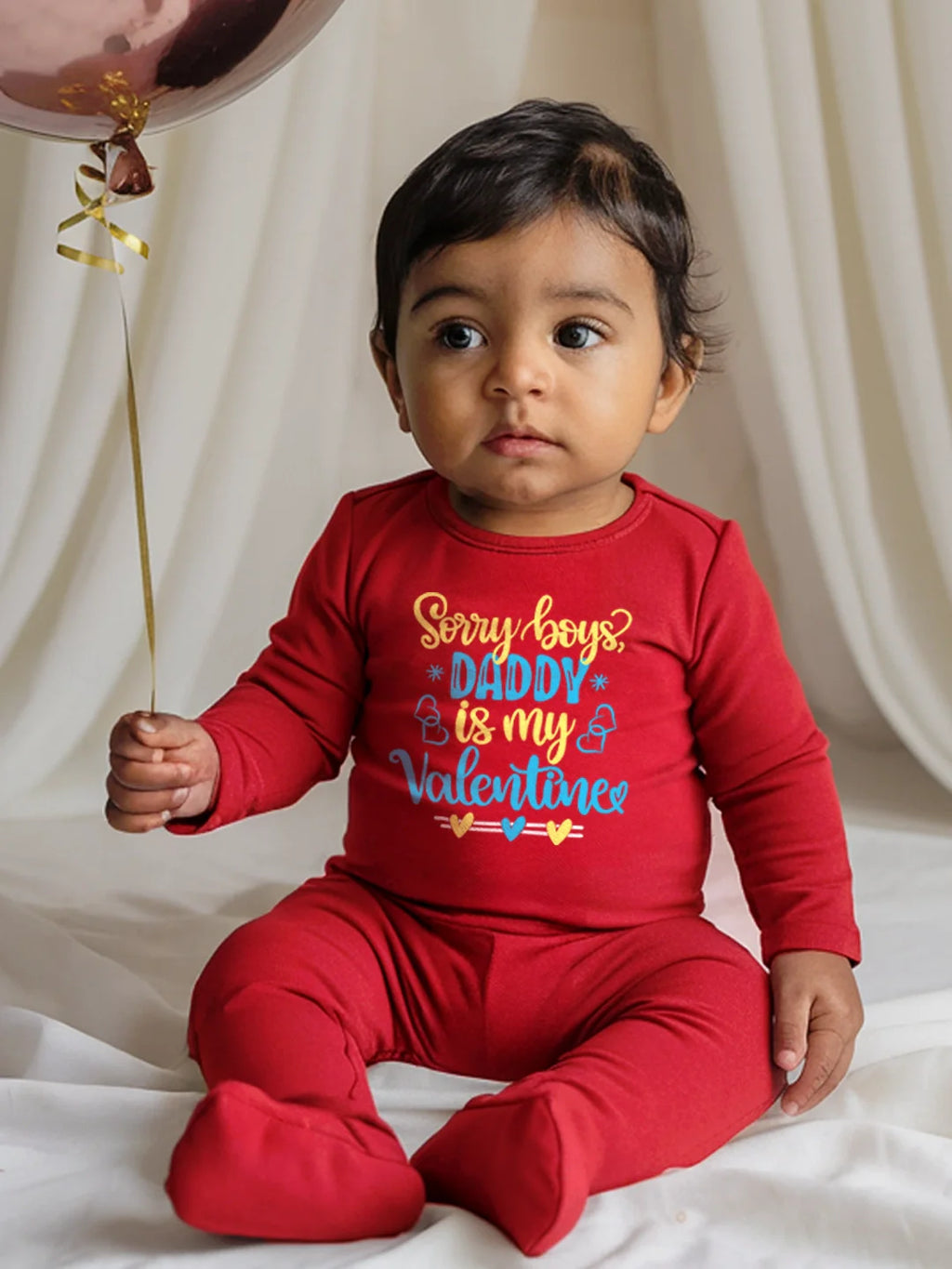 Sorry Boys Daddy Is My Valentine Baby Romper | Onesies