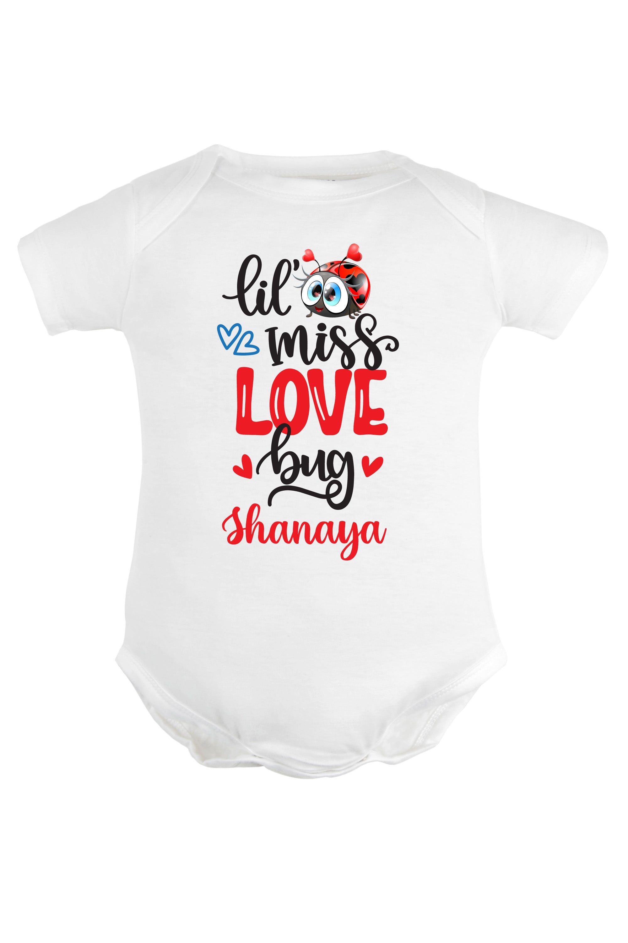 Lil Miss Love Bug Baby Romper | Onesies w/ Custom Name