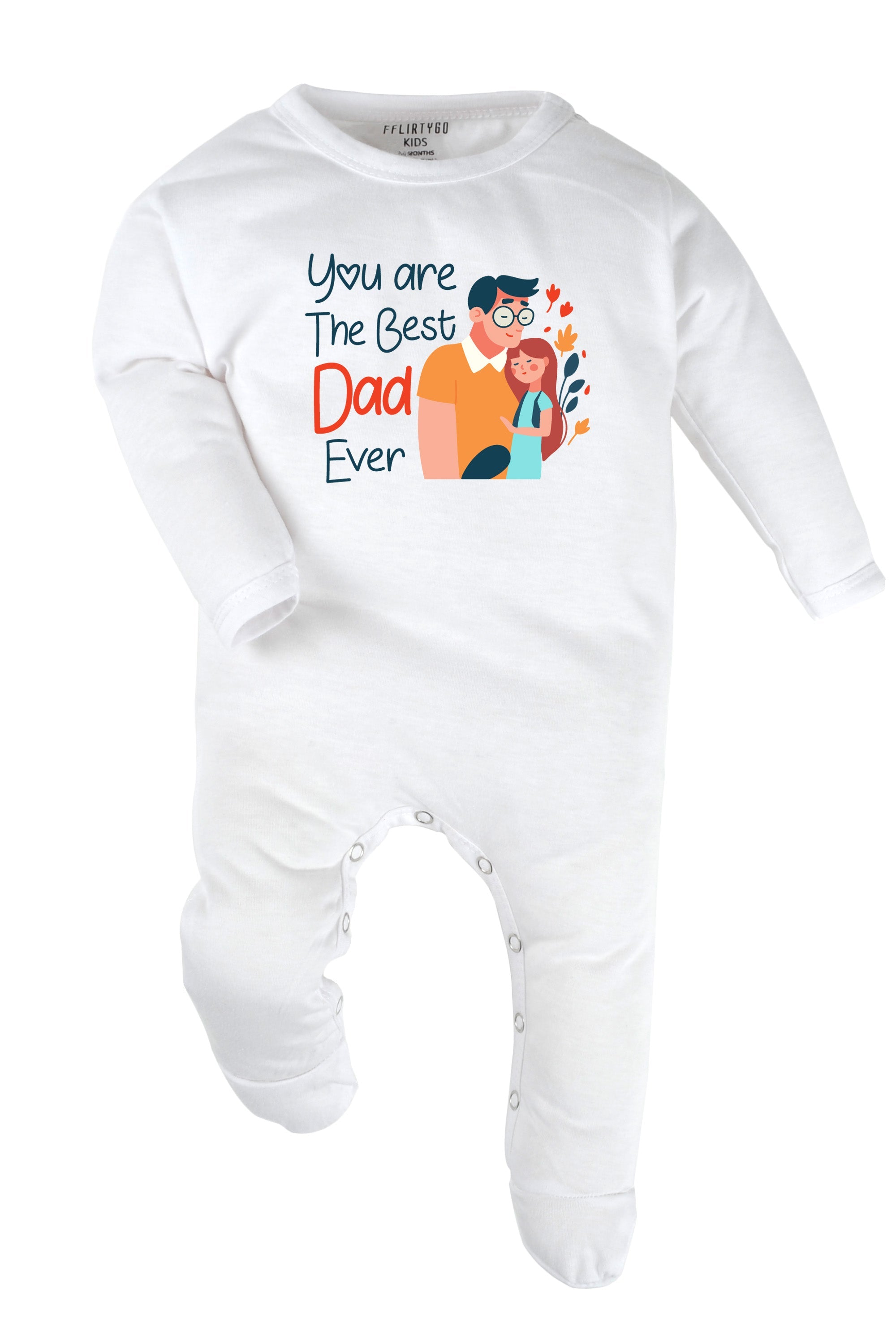 You Are the Best Dad Ever (Girl) Baby Romper | Onesies