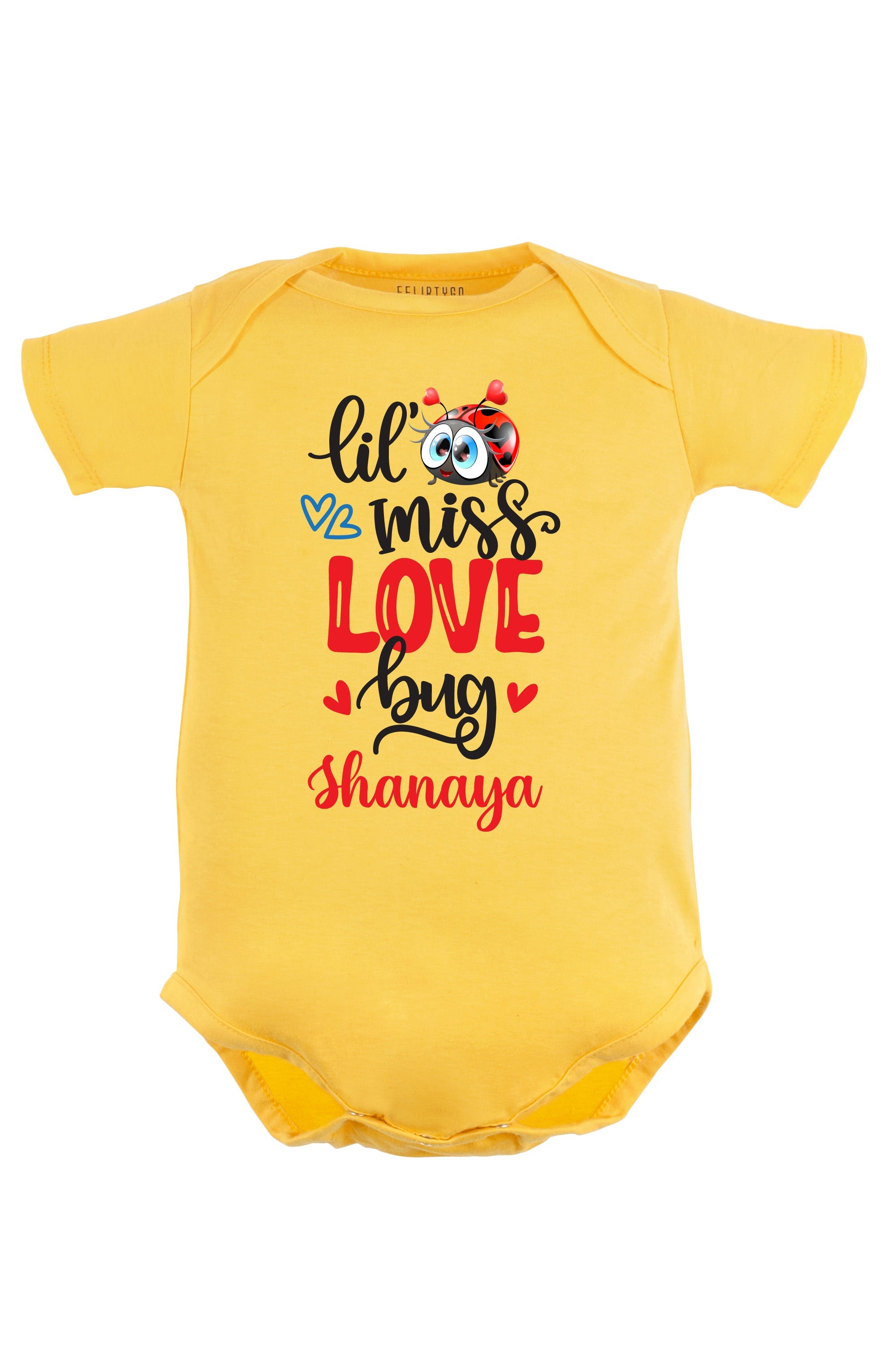 Lil Miss Love Bug Baby Romper | Onesies w/ Custom Name