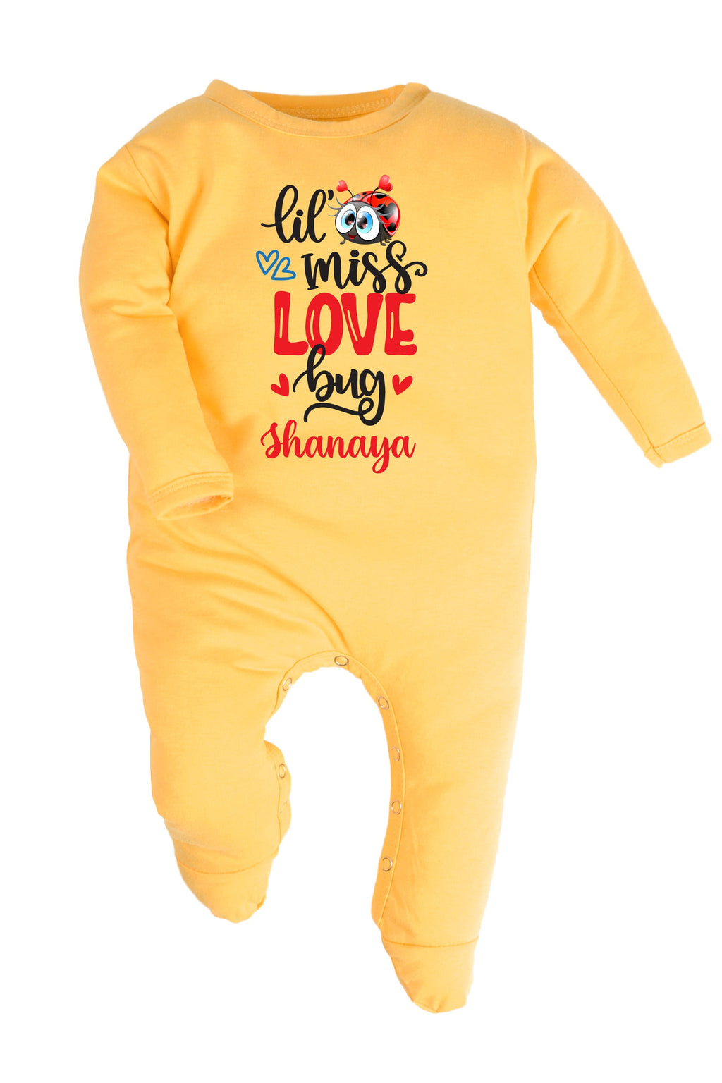 Lil Miss Love Bug Baby Romper | Onesies w/ Custom Name