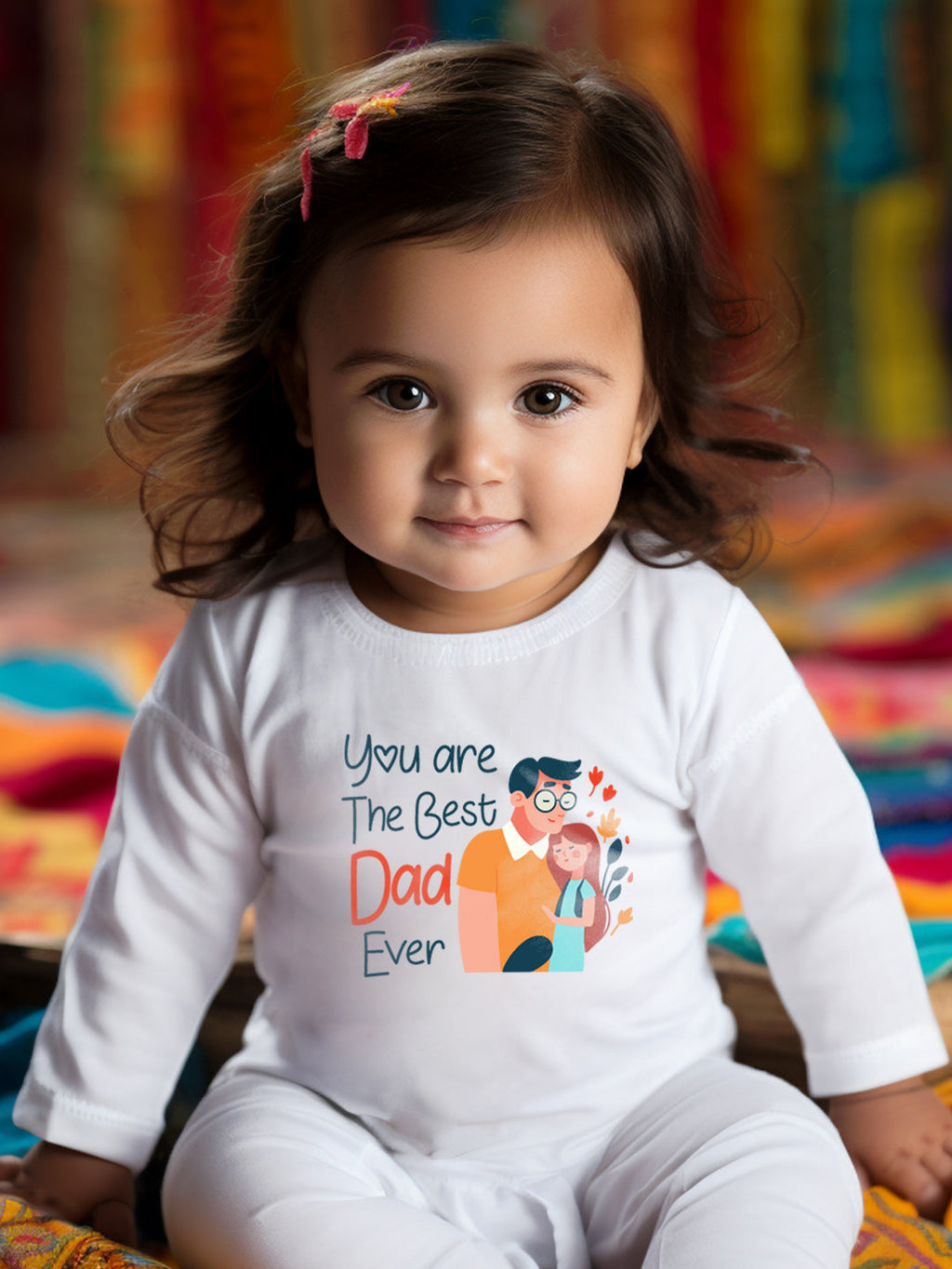 You Are the Best Dad Ever (Girl) Baby Romper | Onesies