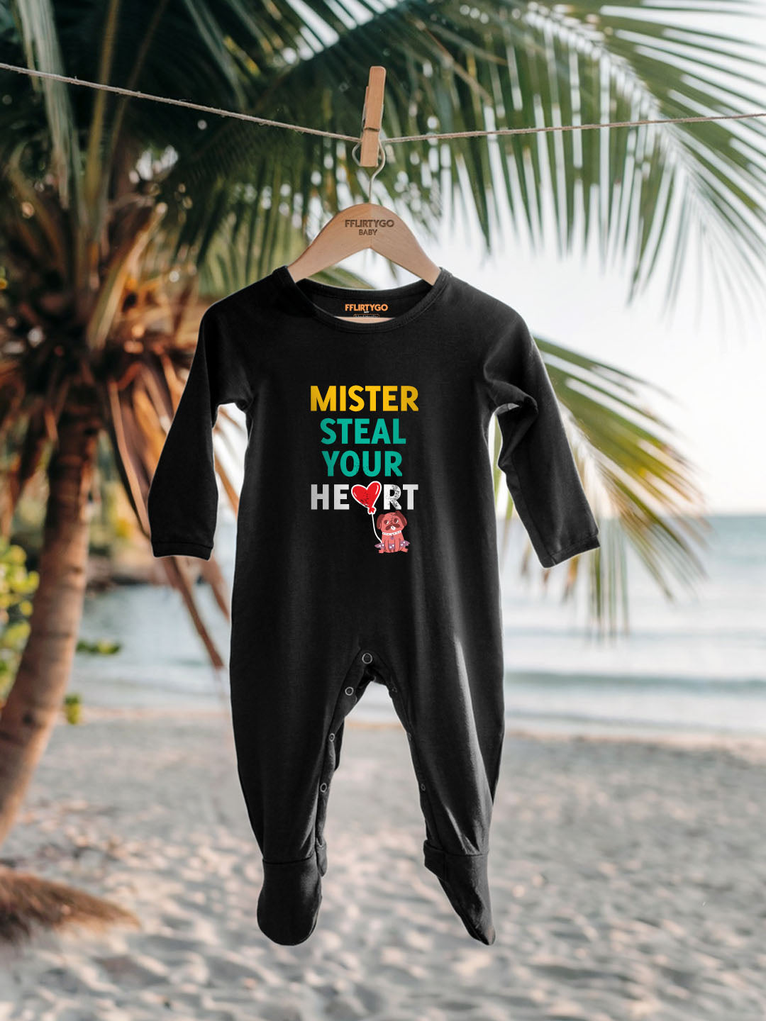 Mister Steal your heart Baby Romper | Onesies