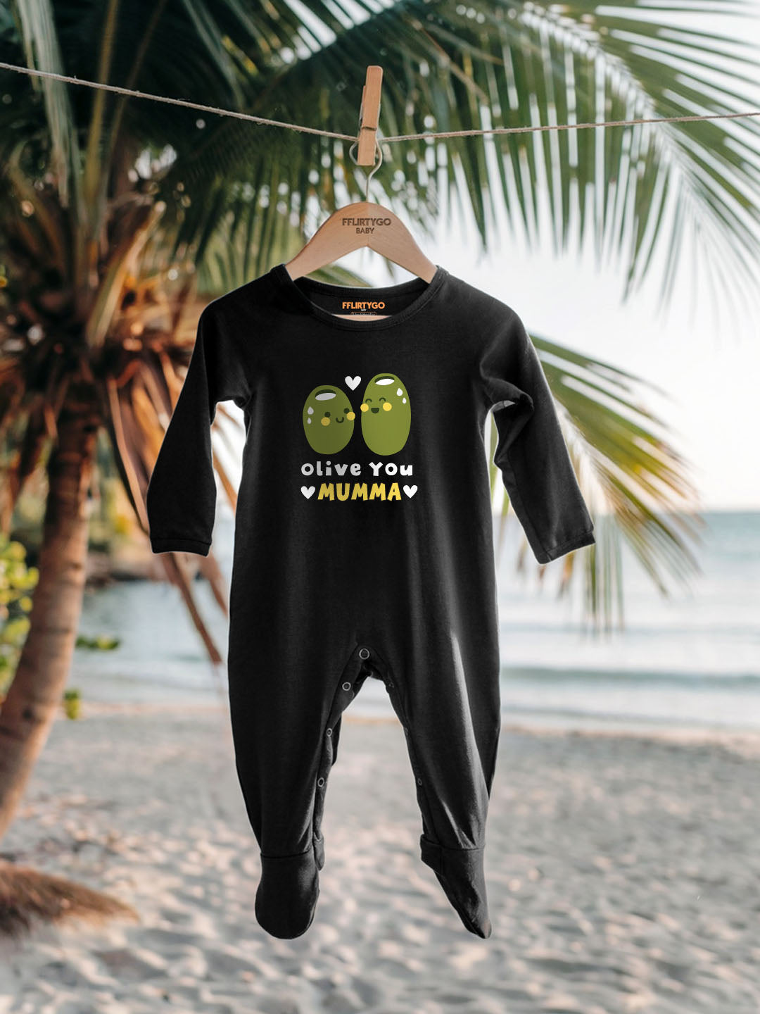 Olive You Mumma Baby Romper | Onesies