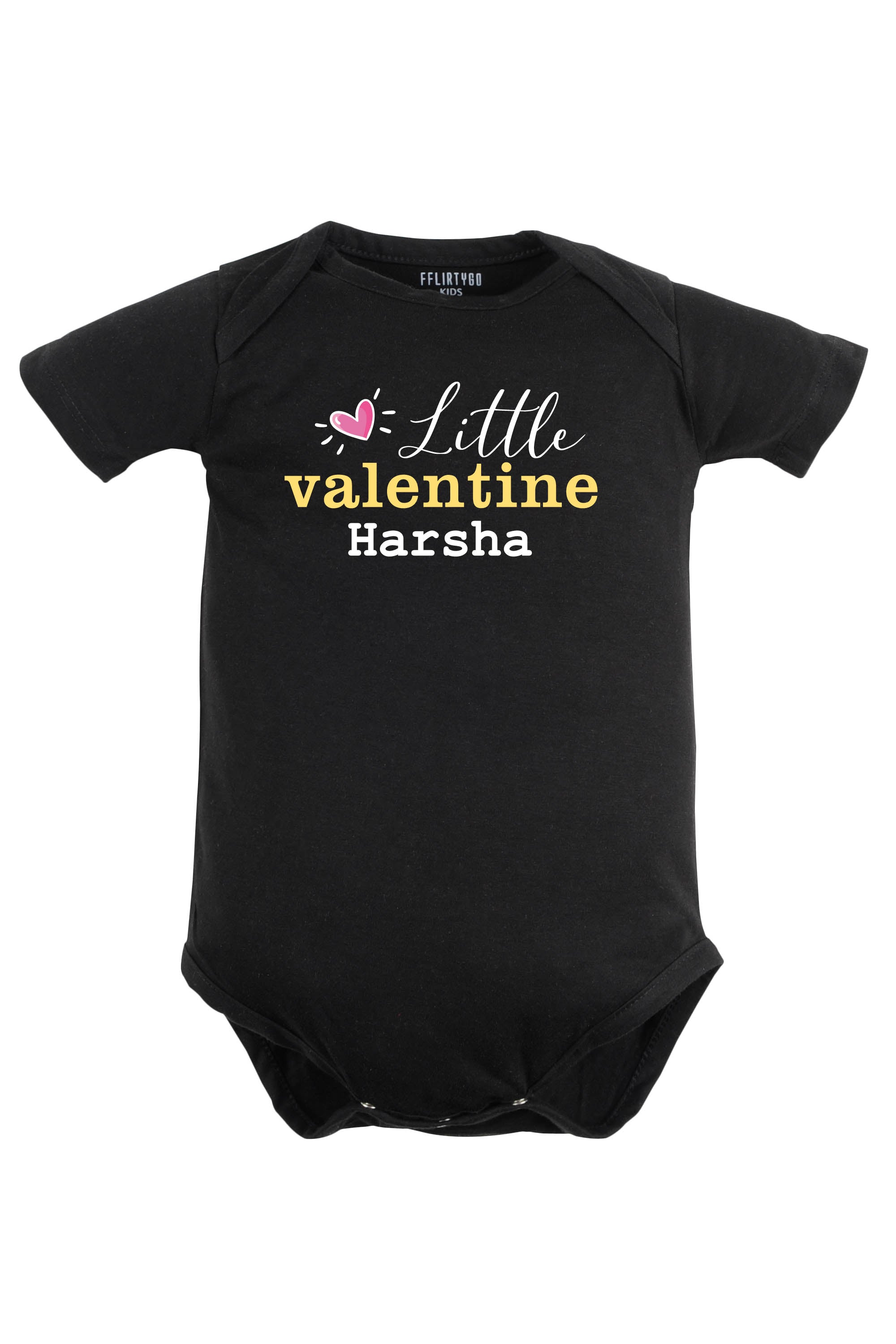 Little Valentine Baby Romper | Onesies w/ Custom Name
