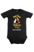 Our First Father's Day Baby Romper | Onesies w/ Custom Name