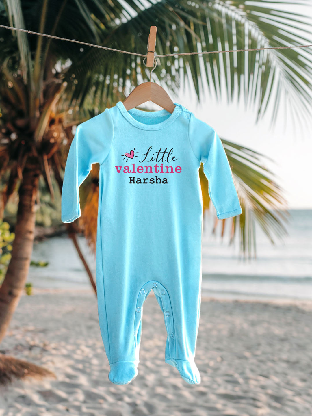 Little Valentine Baby Romper | Onesies w/ Custom Name