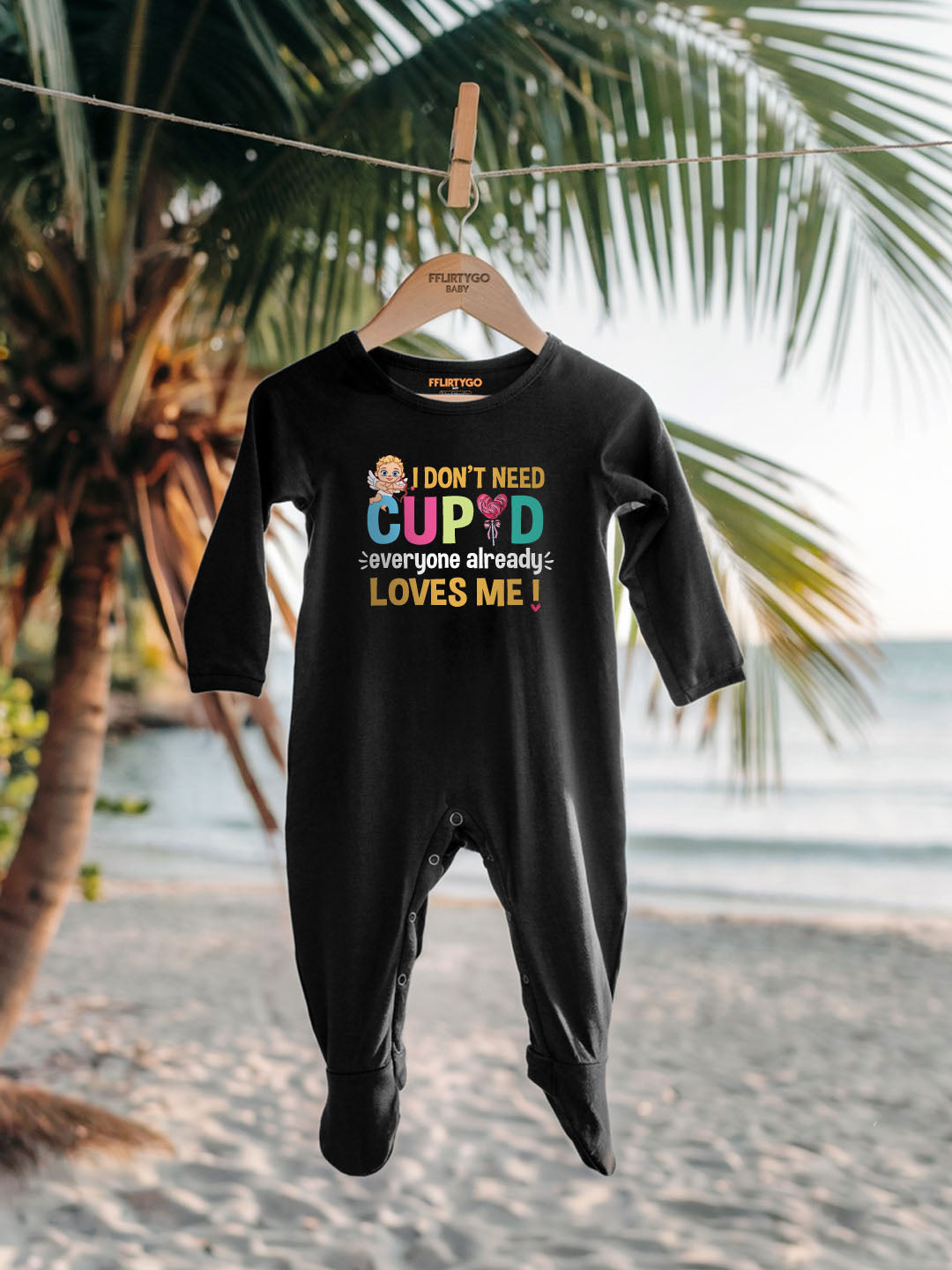 I Don't Need Cupid Baby Romper | Onesies