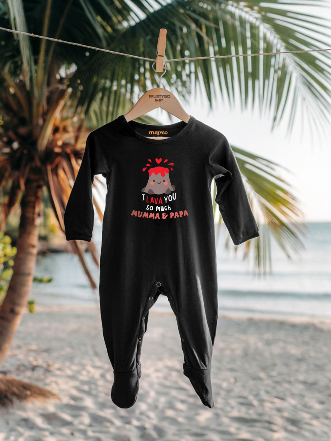 I Lava You So Much Baby Romper | Onesies
