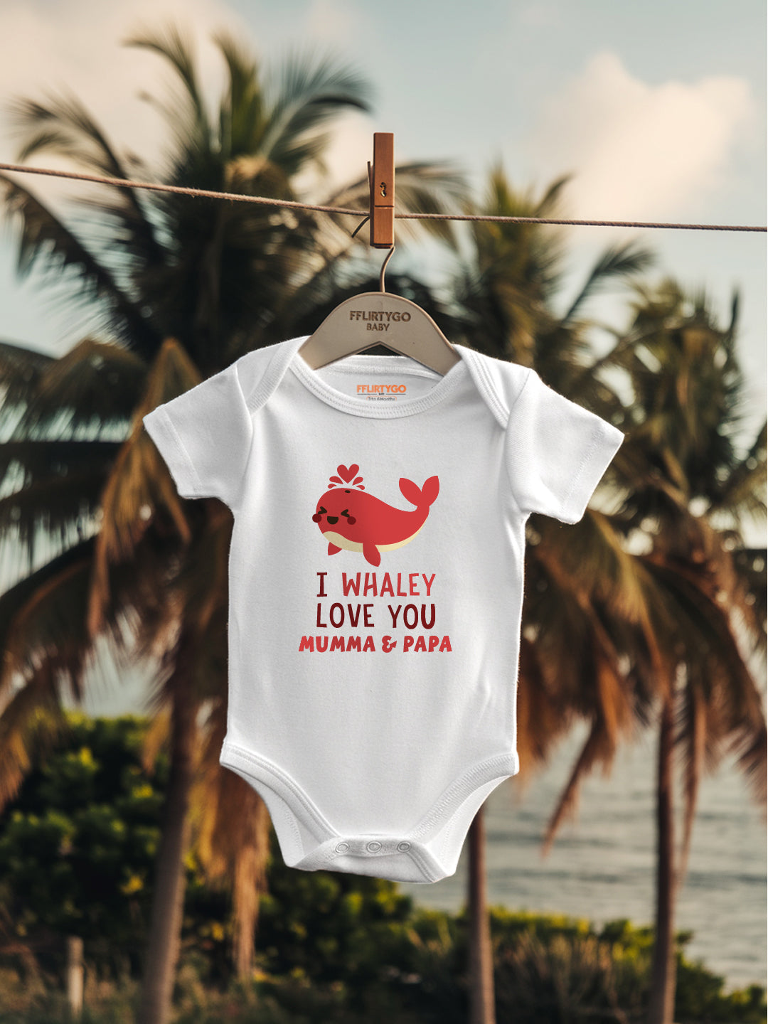 I Whaley Love You Baby Romper | Onesies