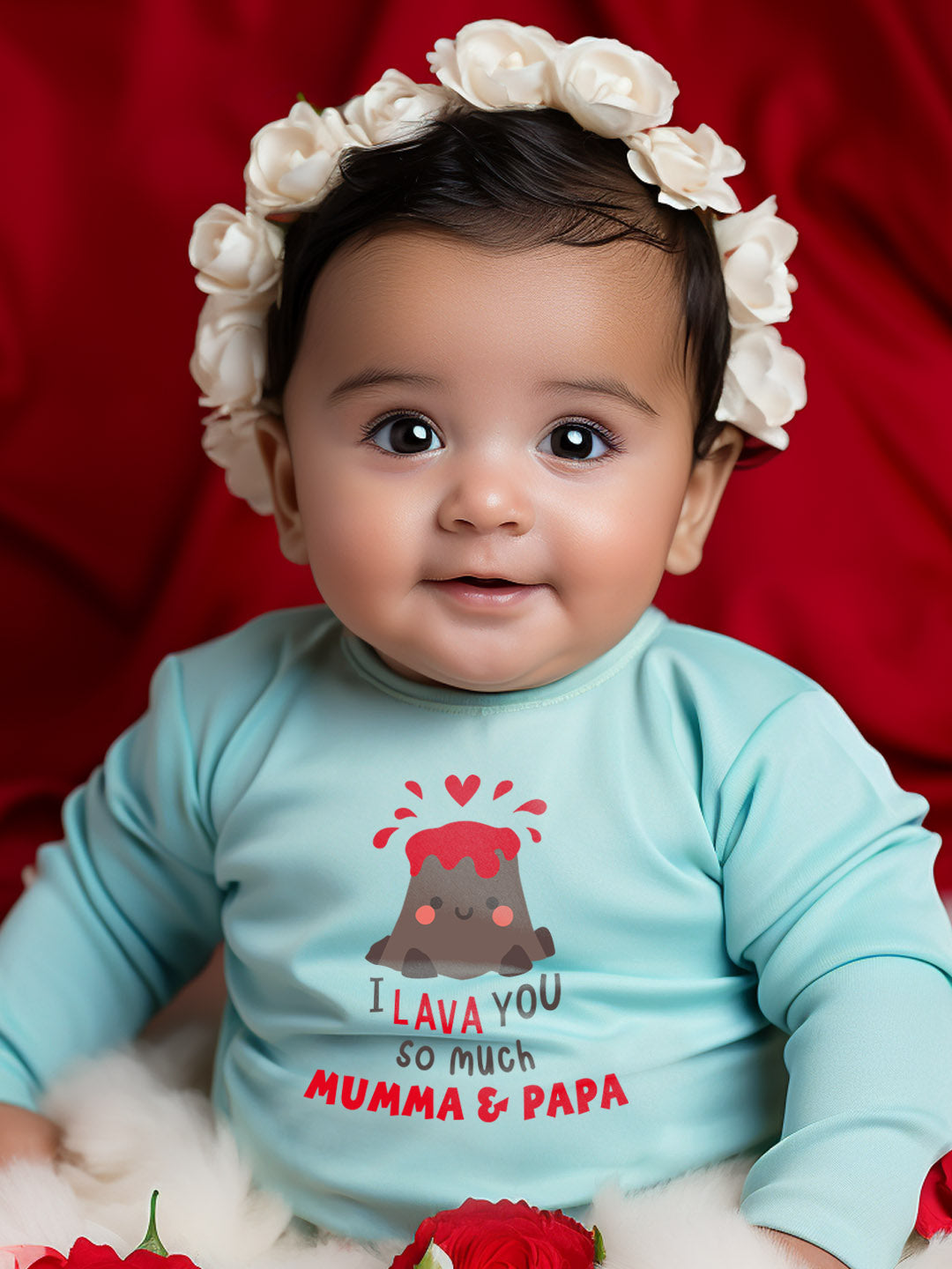 I Lava You So Much Baby Romper | Onesies