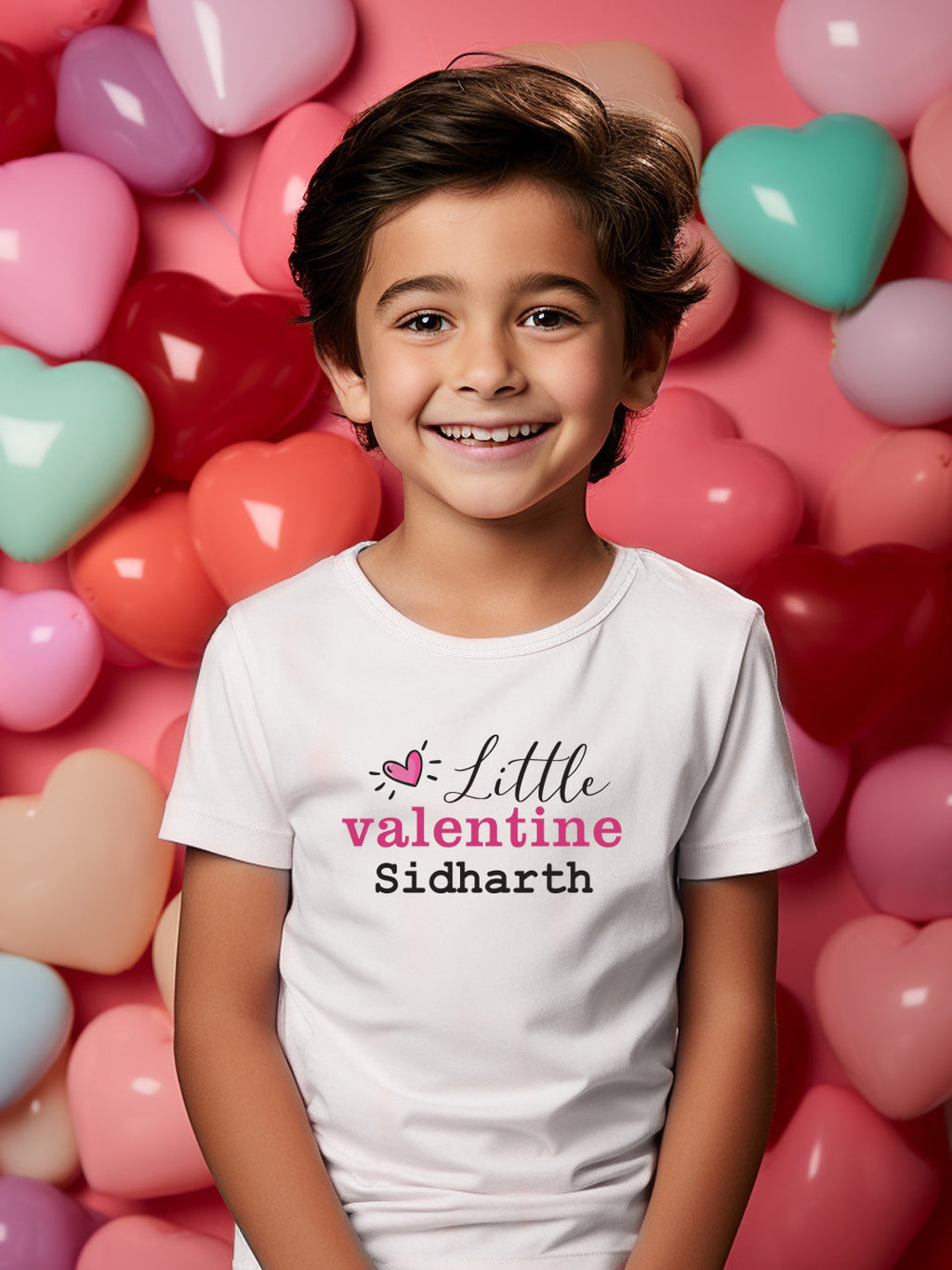Little Valentine Kids T Shirt w/ Custom Name