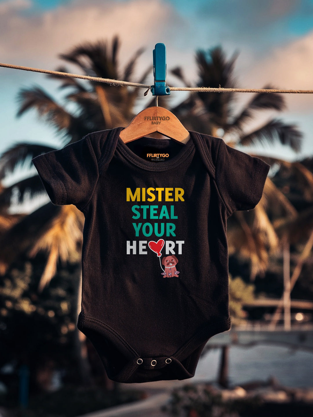 Mister Steal your heart Baby Romper | Onesies