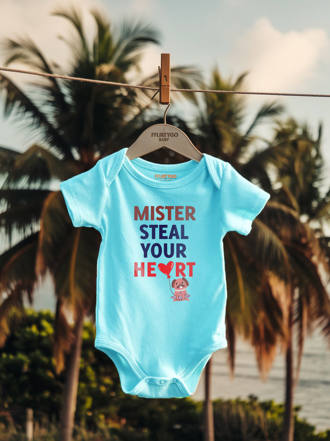 Mister Steal your heart Baby Romper | Onesies