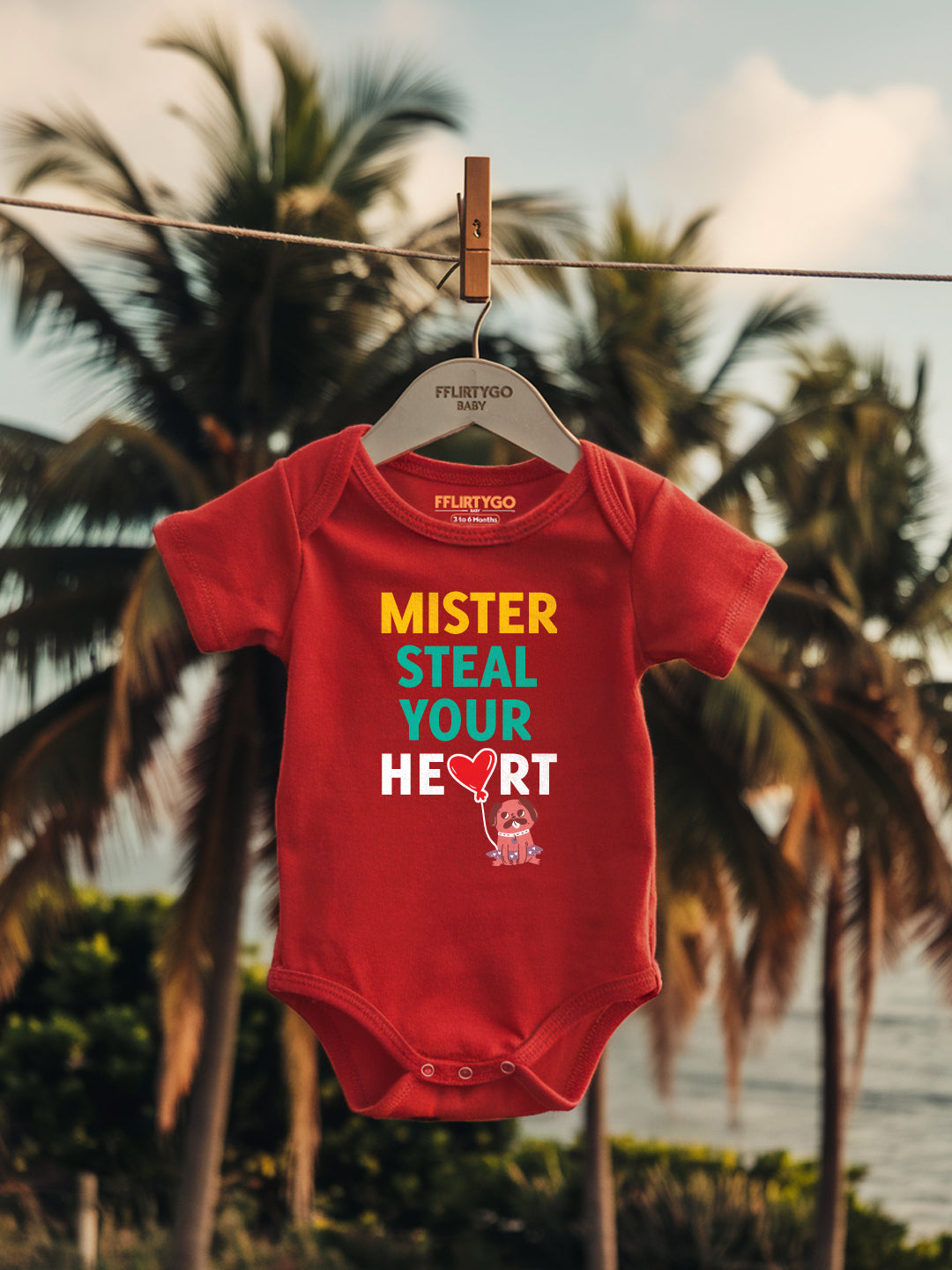 Mister Steal your heart Baby Romper | Onesies