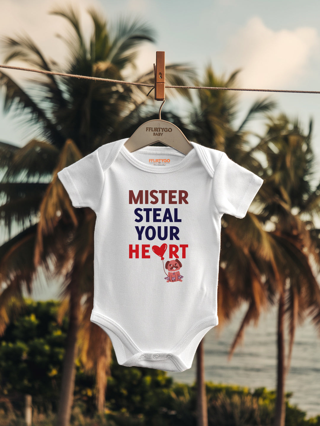 Mister Steal your heart Baby Romper | Onesies