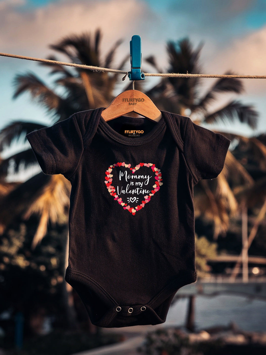 Mommy Is My Valentine Baby Romper | Onesies