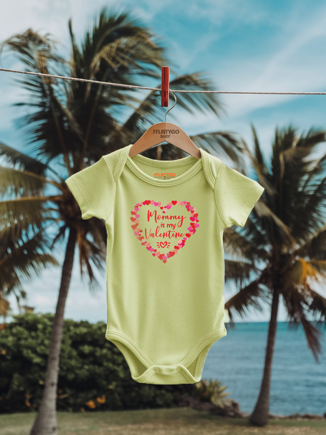 Mommy Is My Valentine Baby Romper | Onesies