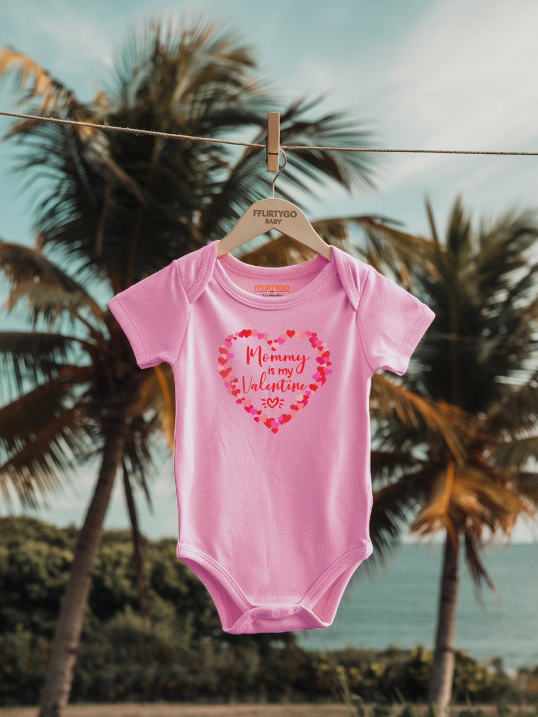 Mommy Is My Valentine Baby Romper | Onesies