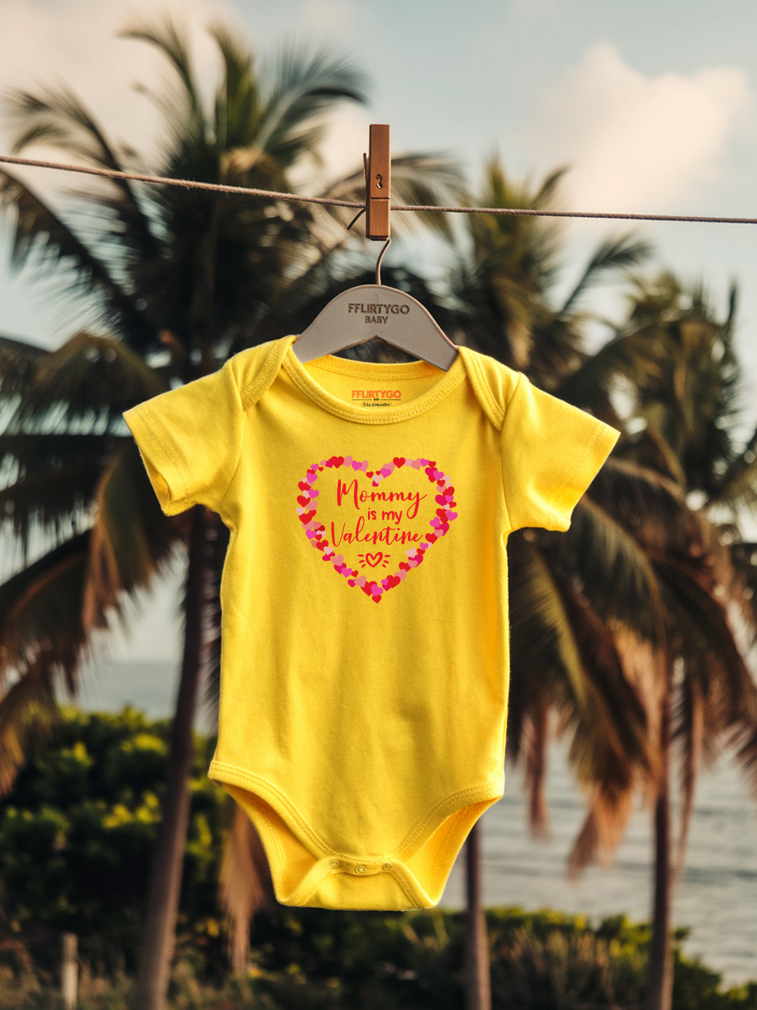 Mommy Is My Valentine Baby Romper | Onesies