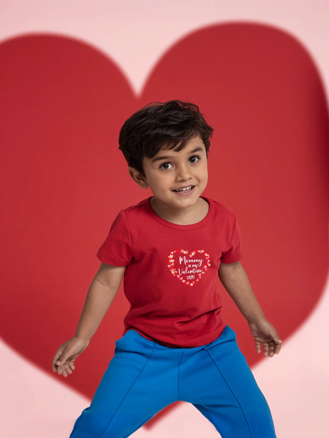 Mommy Is My Valentine Kids T Shirt