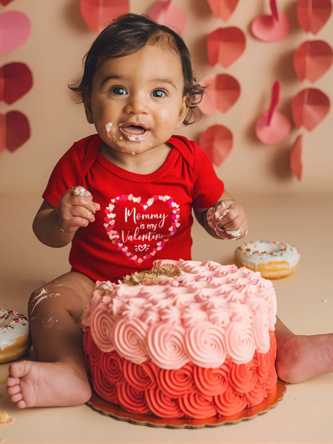 Mommy Is My Valentine Baby Romper | Onesies