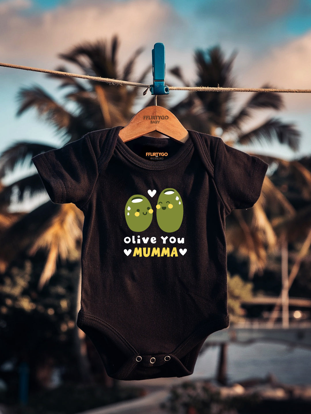 Olive You Mumma Baby Romper | Onesies