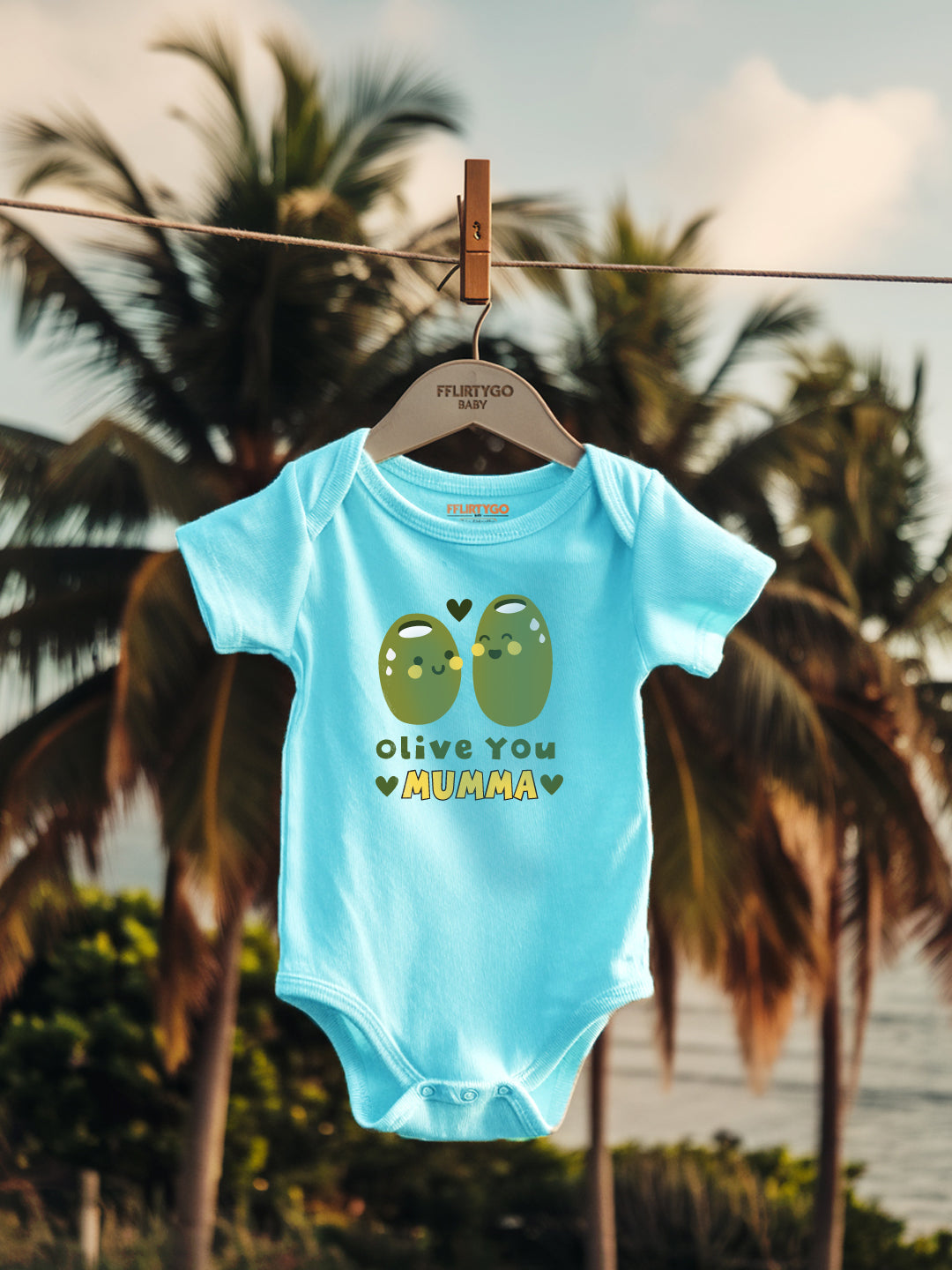 Olive You Mumma Baby Romper | Onesies