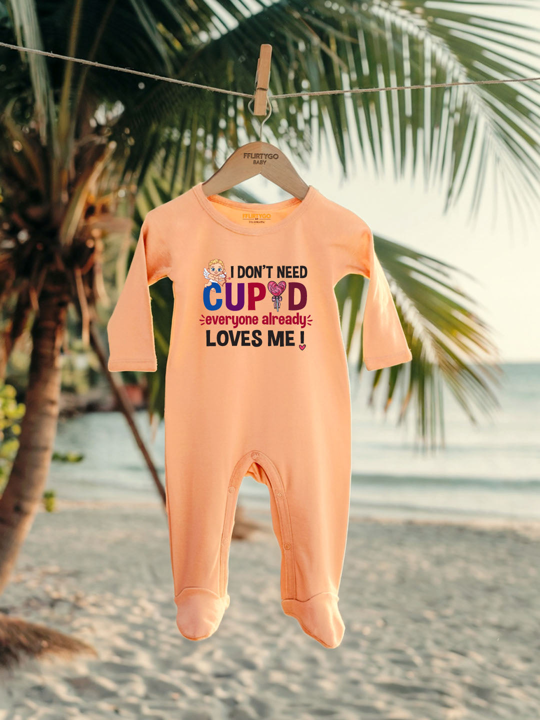 I Don't Need Cupid Baby Romper | Onesies