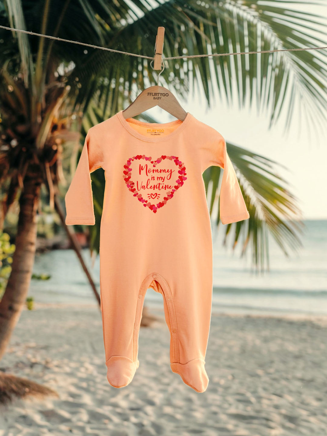 Mommy Is My Valentine Baby Romper | Onesies