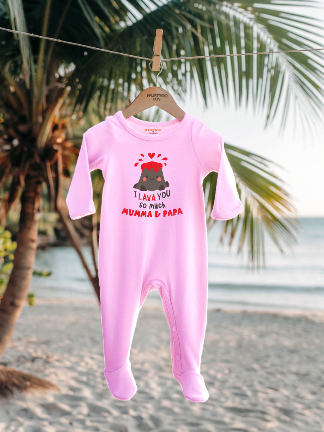 I Lava You So Much Baby Romper | Onesies
