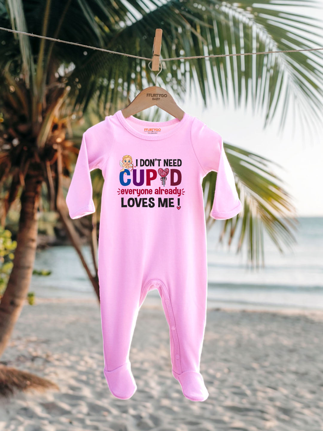 I Don't Need Cupid Baby Romper | Onesies