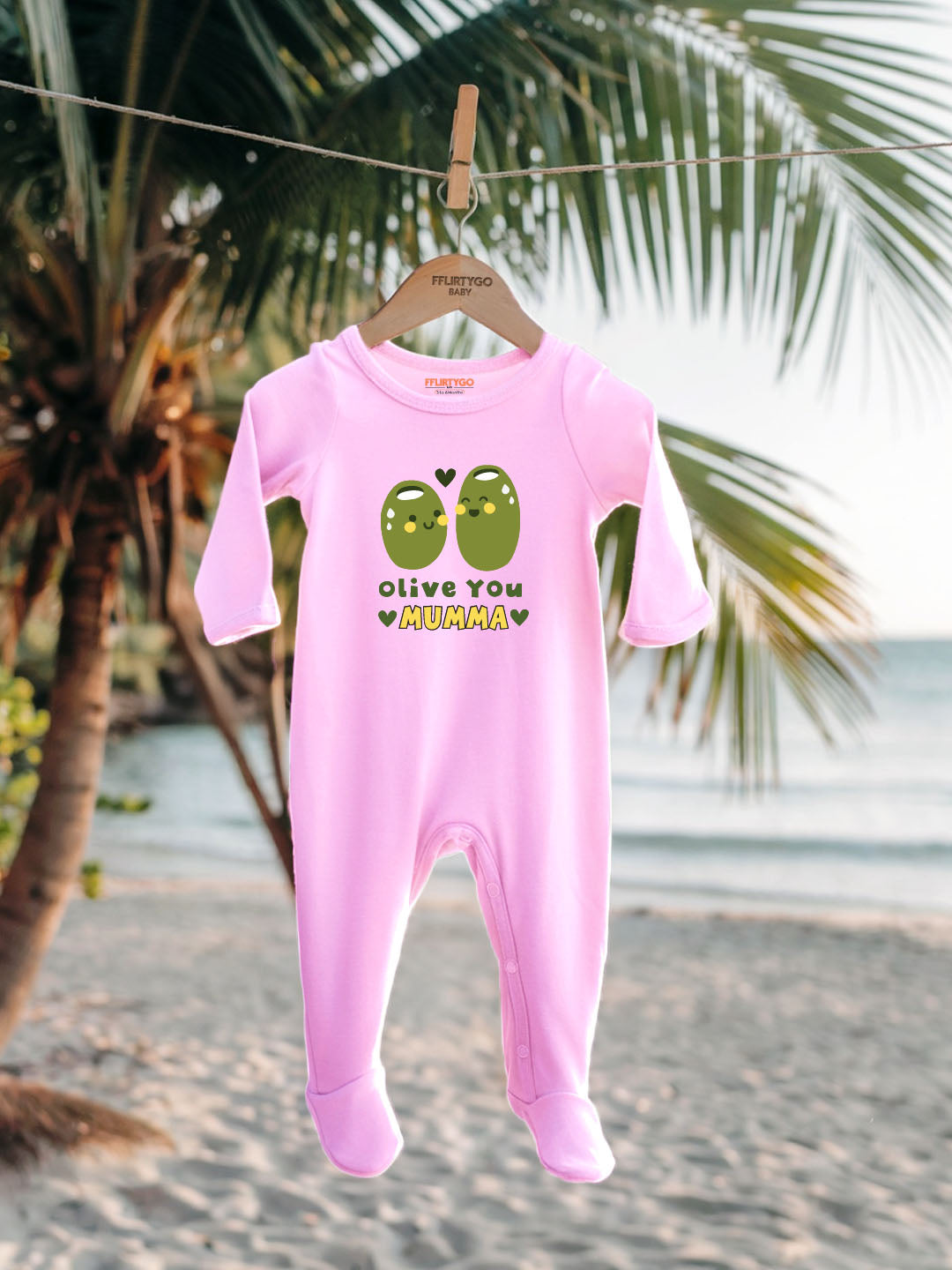 Olive You Mumma Baby Romper | Onesies