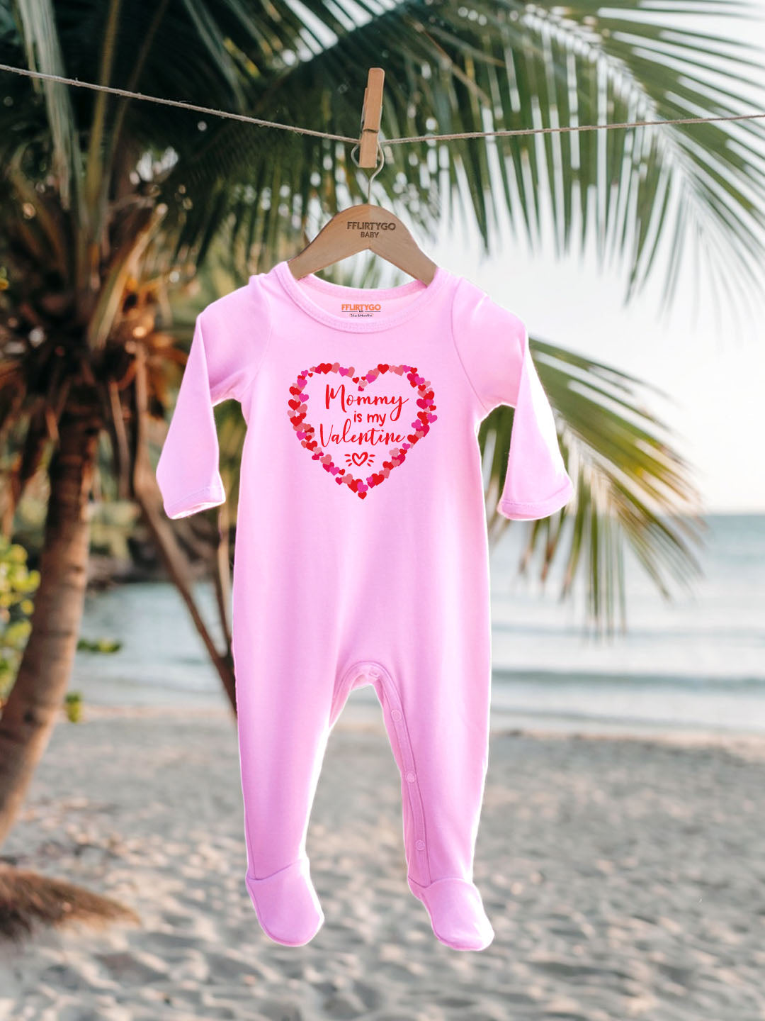Mommy Is My Valentine Baby Romper | Onesies