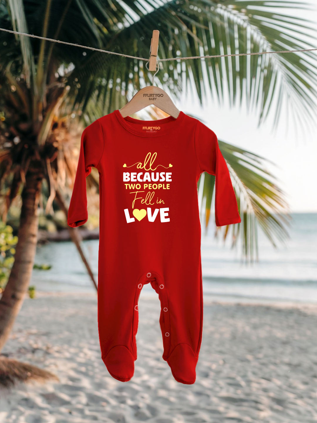 Fell In Love Baby Romper | Onesies