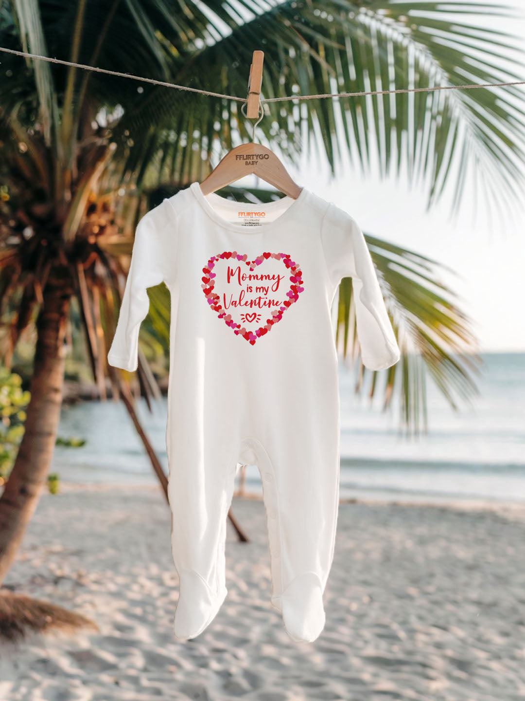 Mommy Is My Valentine Baby Romper | Onesies