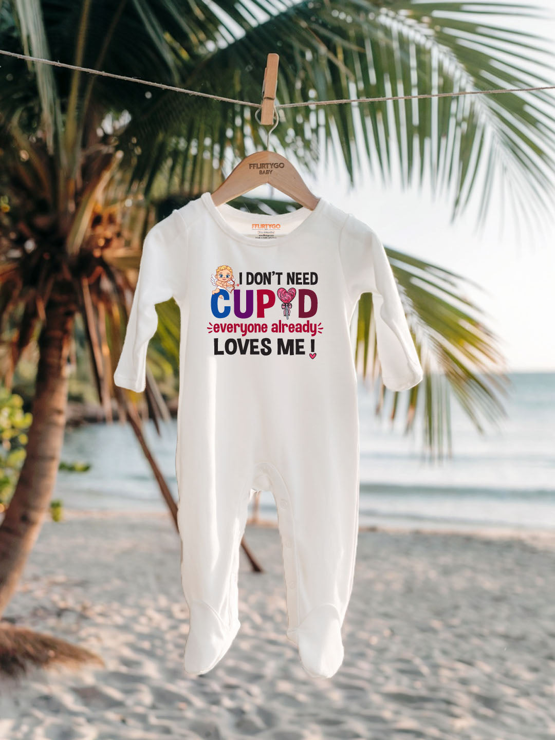 I Don't Need Cupid Baby Romper | Onesies