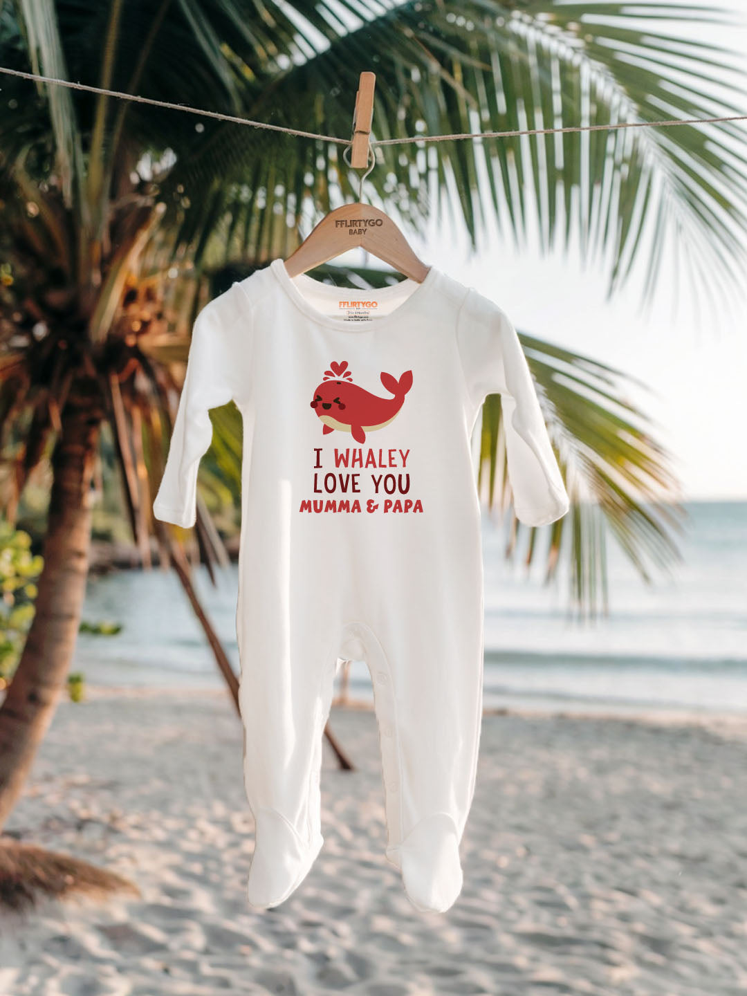 I Whaley Love You Baby Romper | Onesies
