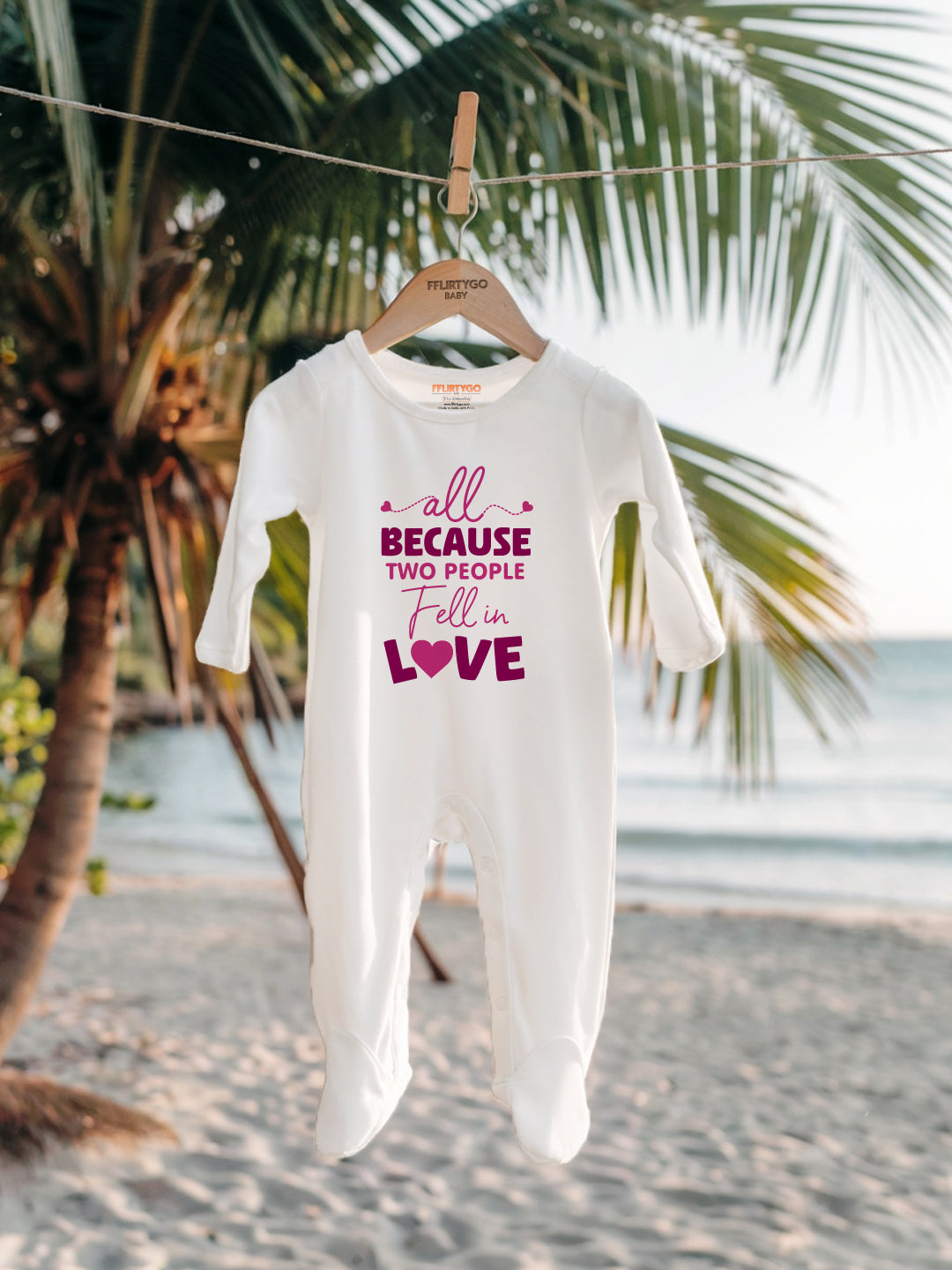 Fell In Love Baby Romper | Onesies