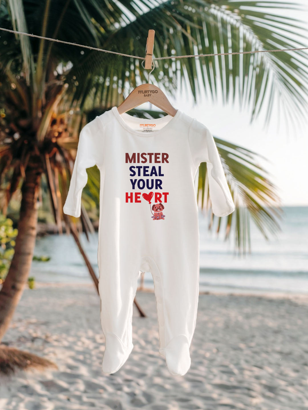 Mister Steal your heart Baby Romper | Onesies