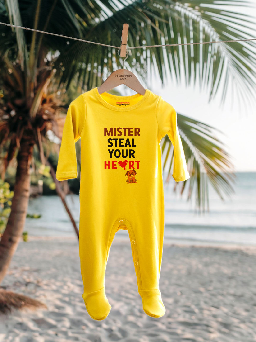 Mister Steal your heart Baby Romper | Onesies
