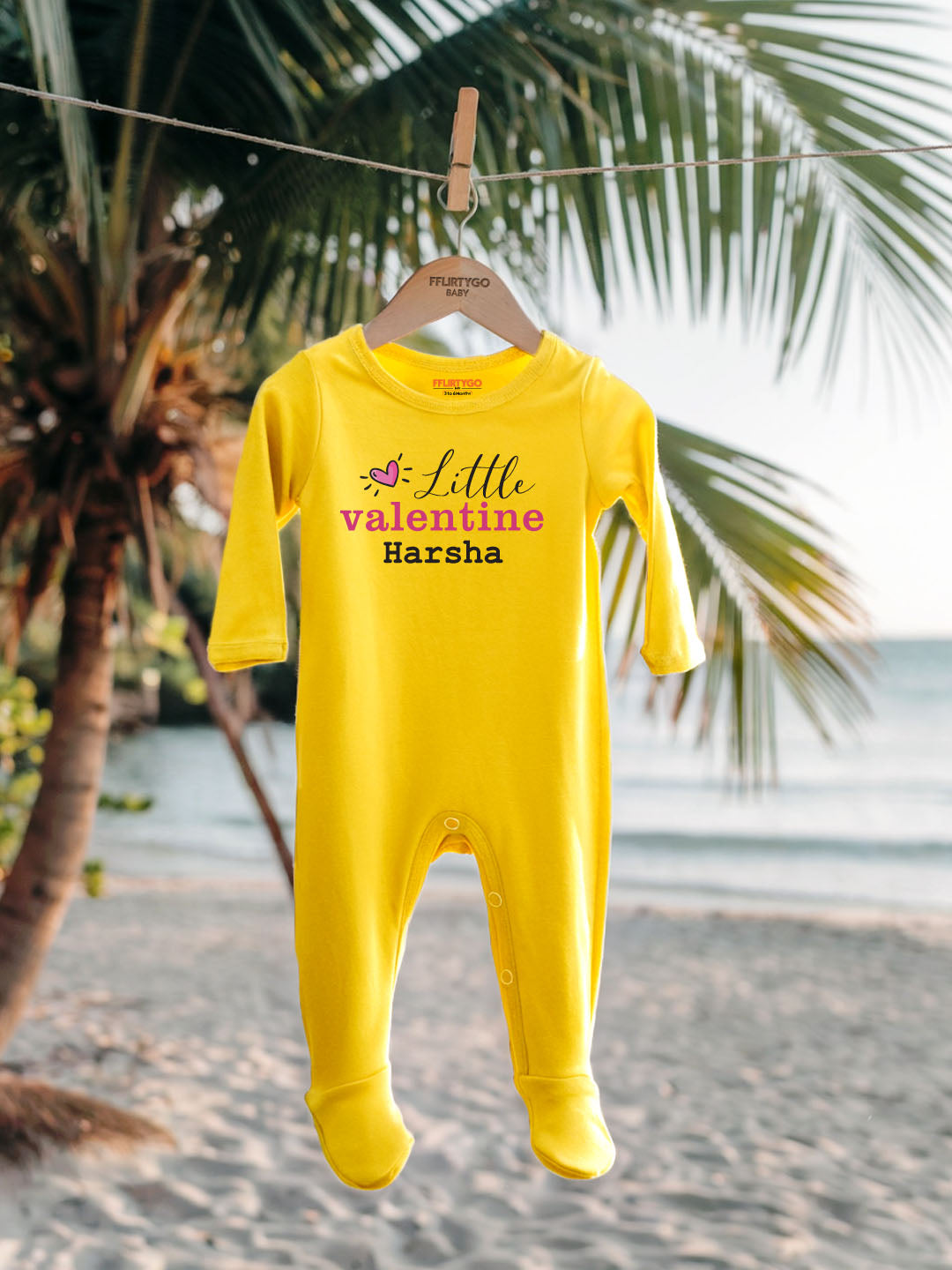Little Valentine Baby Romper | Onesies w/ Custom Name